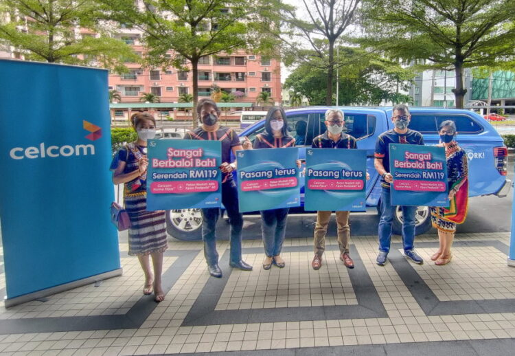 Celcom Pasang Terus Sabah