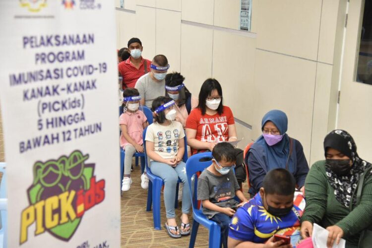 kkm moh pickids children covid-19 vaccine