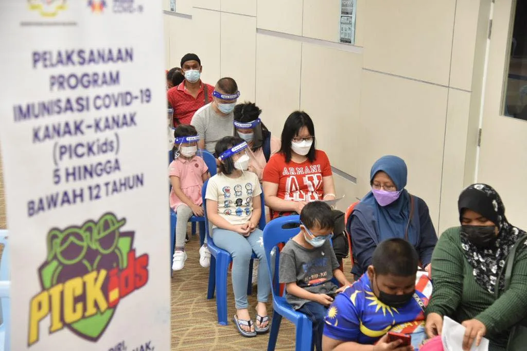 kkm moh pickids children covid-19 vaccine