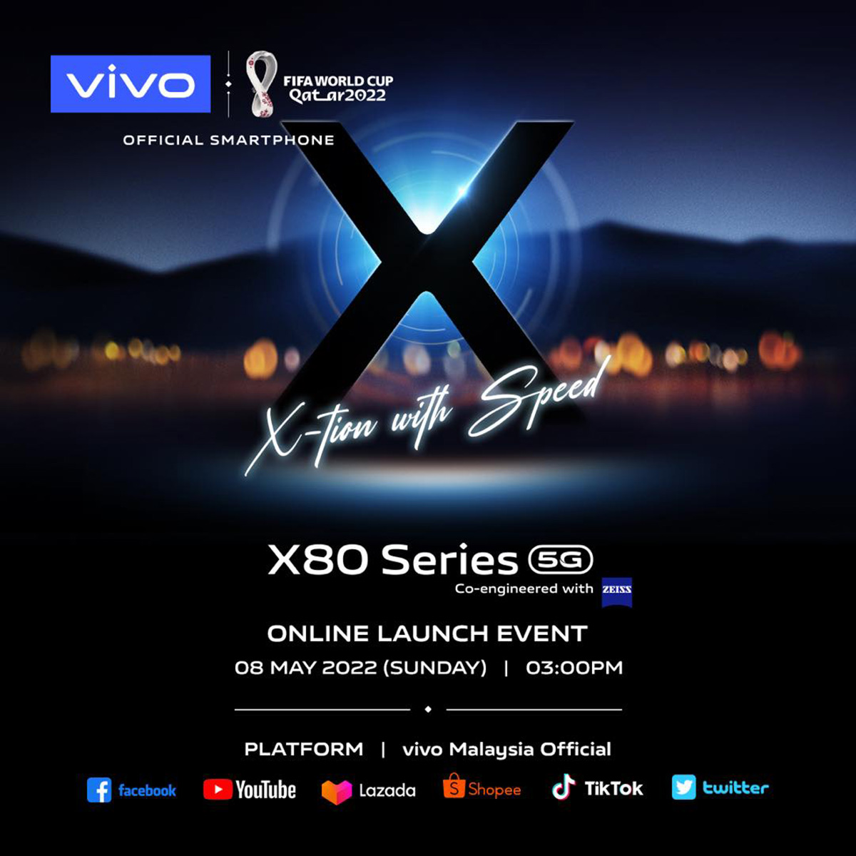 vivo X80 series launch china malaysia 1