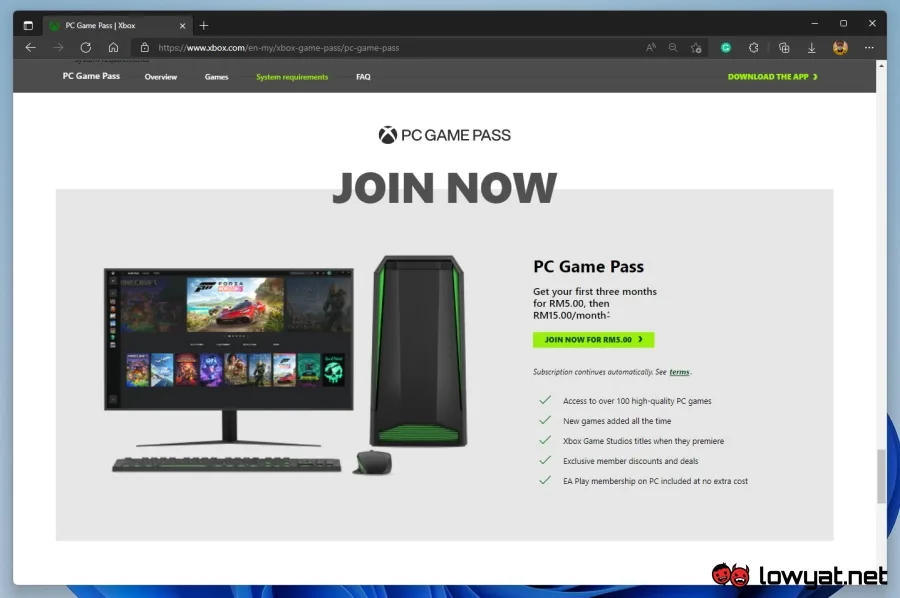 xbox pc game pass
