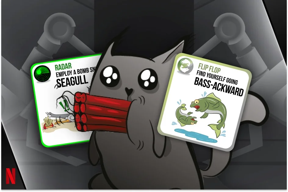 Exploding Kittens mobile exclusive cards