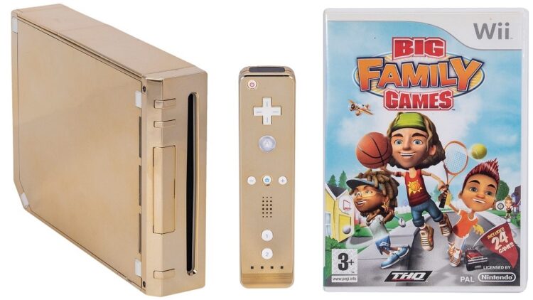 Gold Nintendo Wii