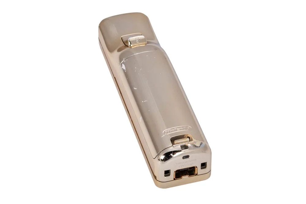Gold Nintendo Wii controller