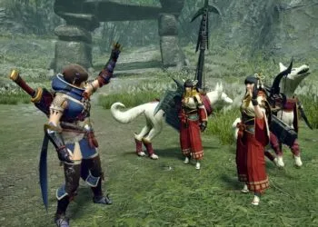 Monster Hunter Rise Sunbreak AI hunter emotes response