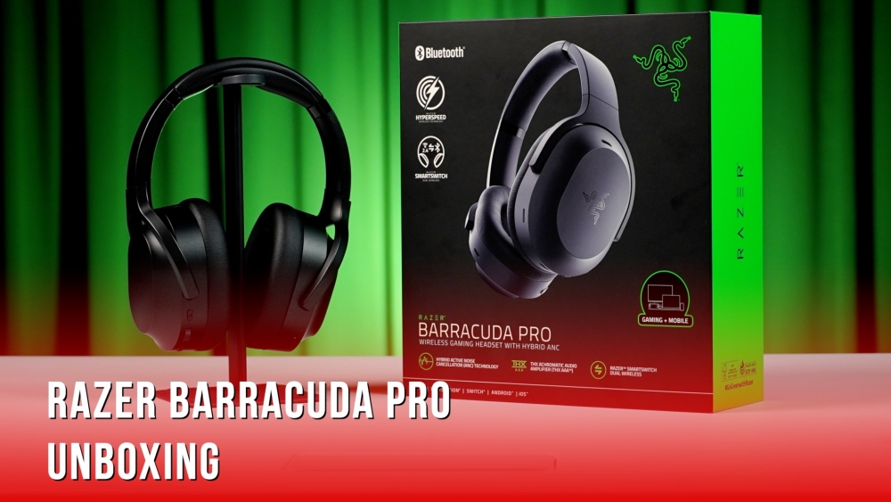 Razer Barracuda Pro unboxing