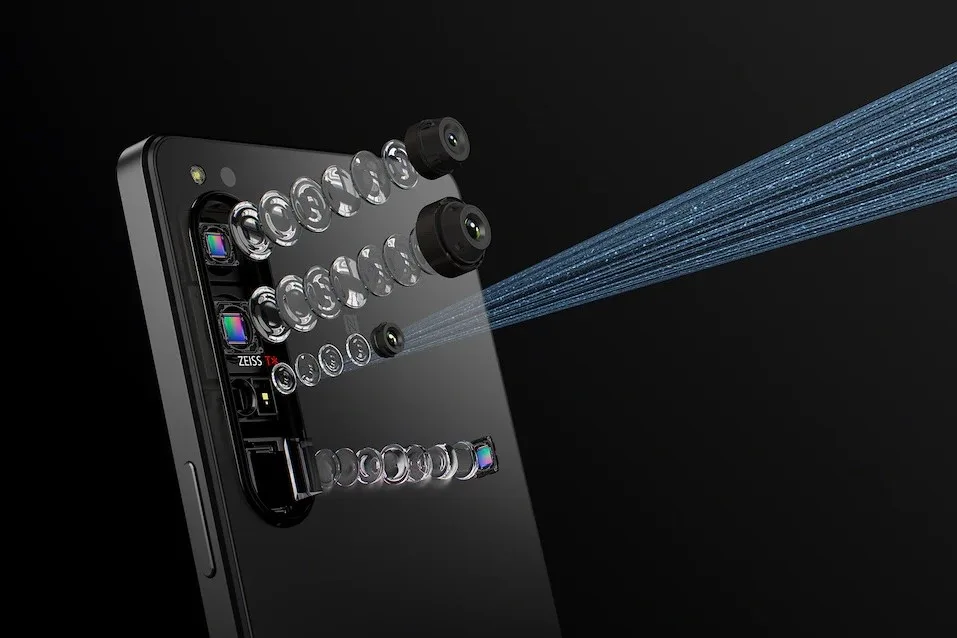 Sony Xperia 1 IV camera exploded view