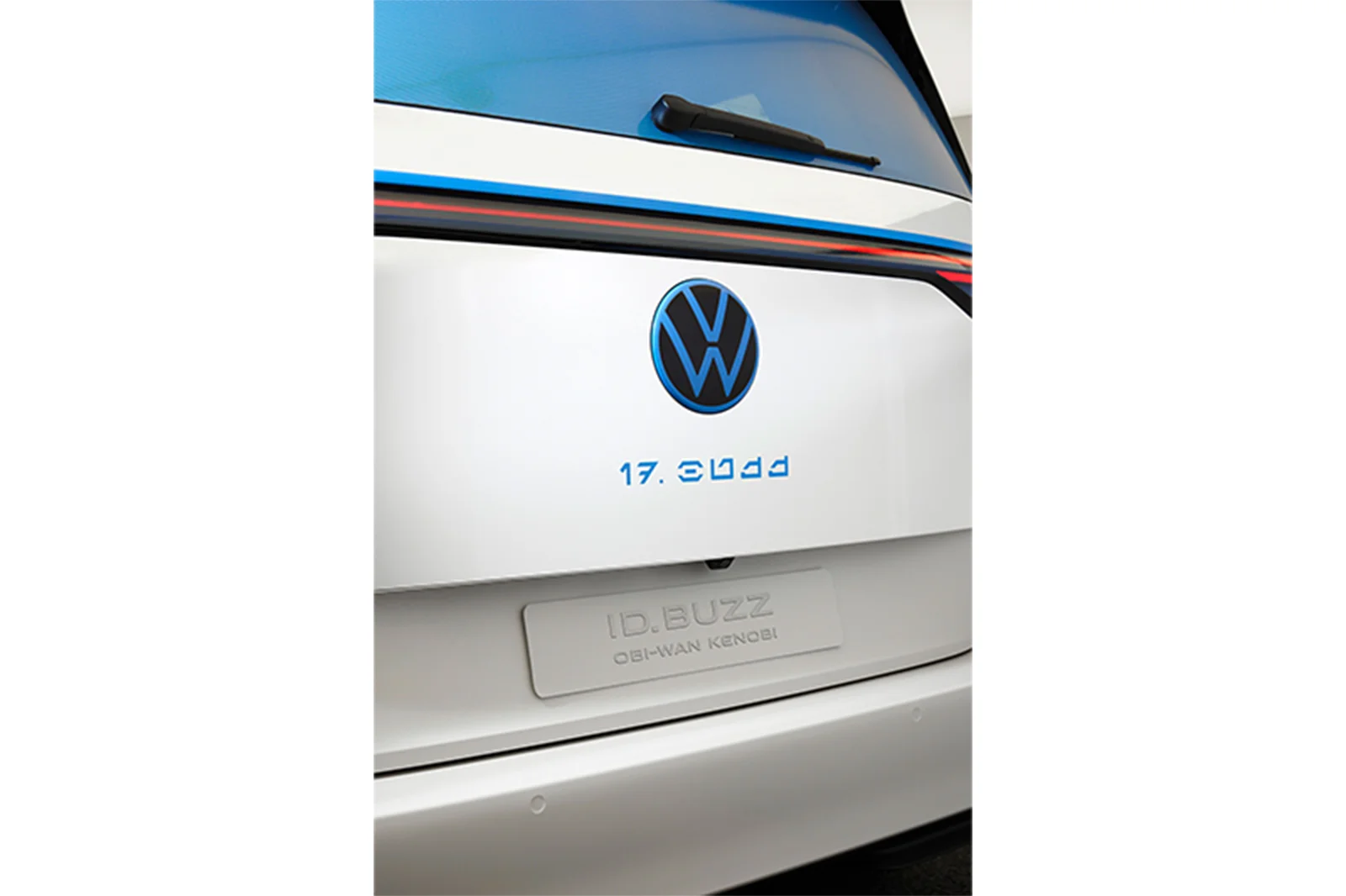 Volkswagen ID Buzz Light Side Edition font obi-wan kenobi