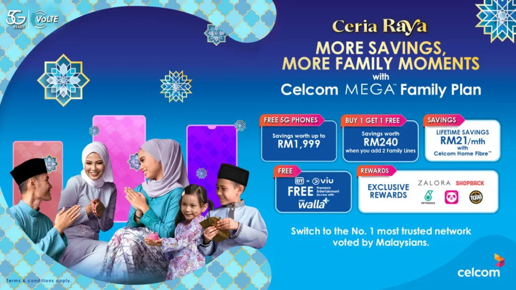 Celcom Mega Family Plan Ceria Raya