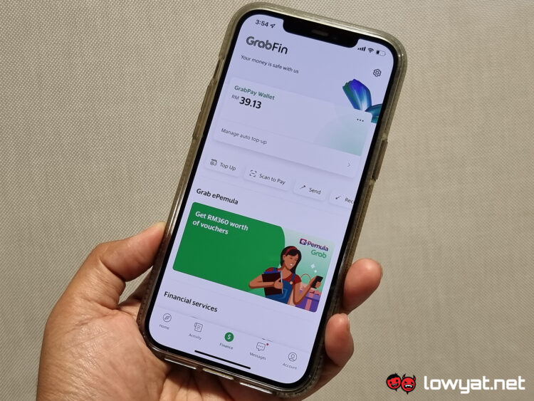 grab grabfin financial
