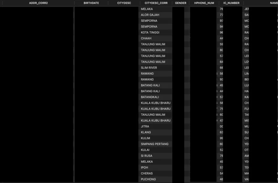 JPN Database Leak May 2022