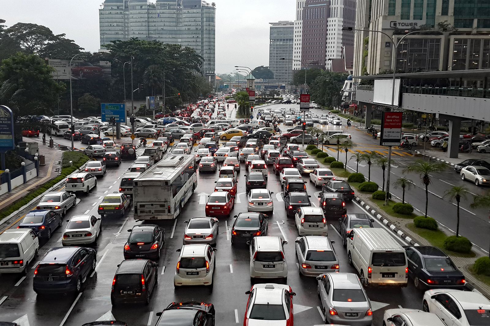 klang valley traffic congestion jams dbkl