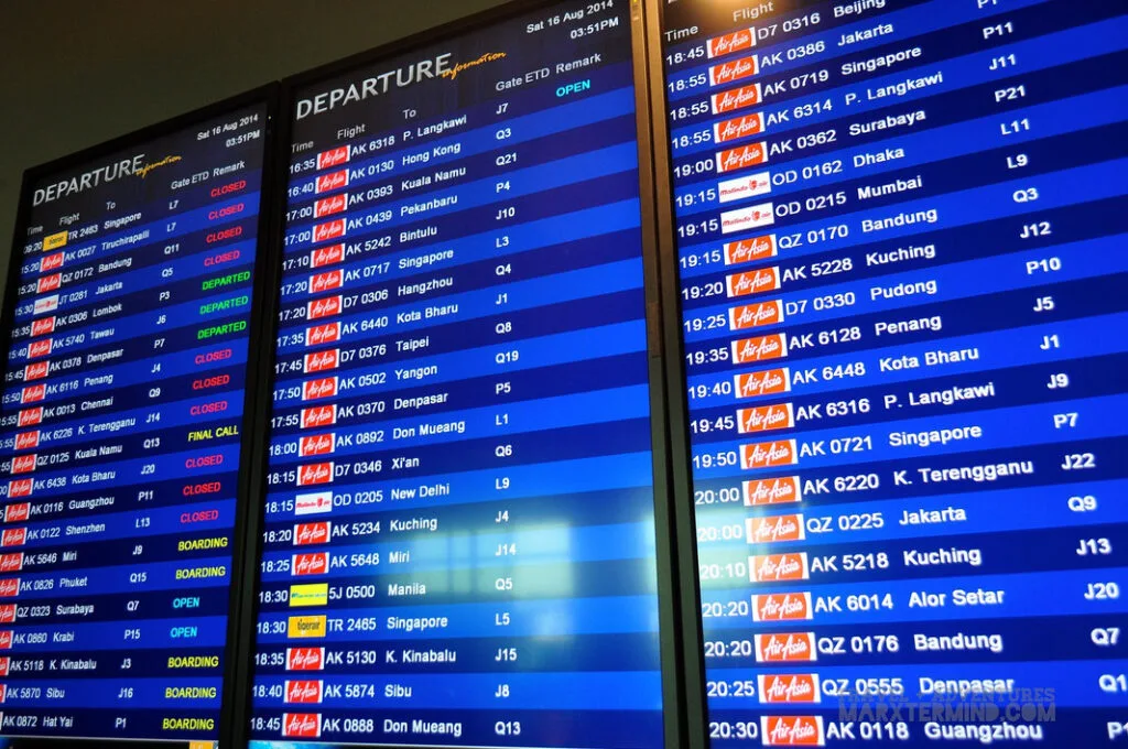 klia2 flight schedule