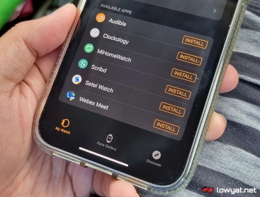Setel App for Apple Watch