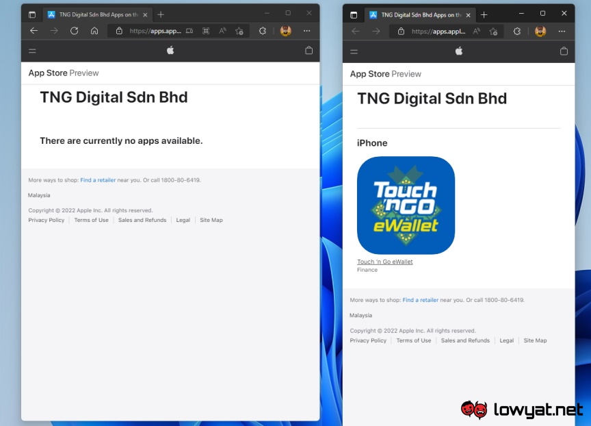 TNG Digital Dev Profile iOS App Store