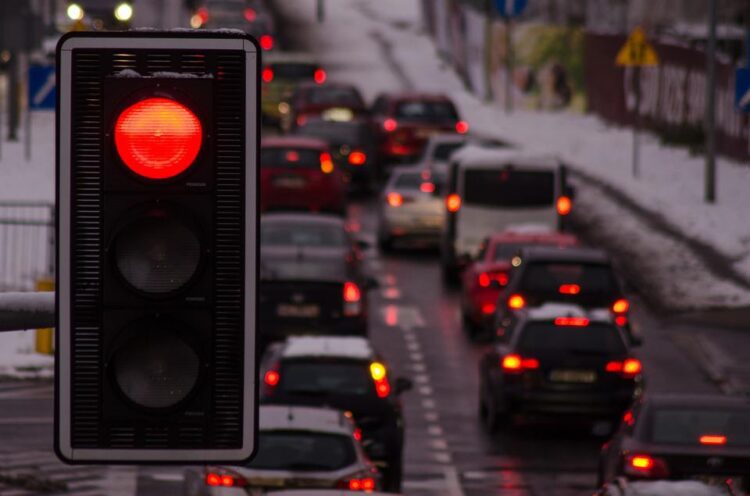 traffic lights jam congestion