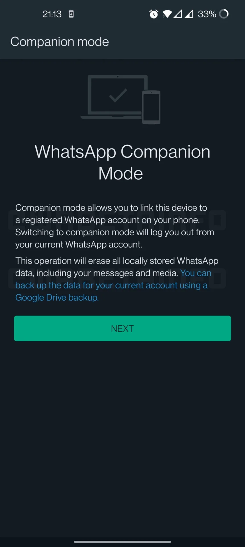 whatsapp companion mode multi-device