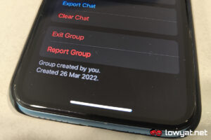 whatsapp exit group