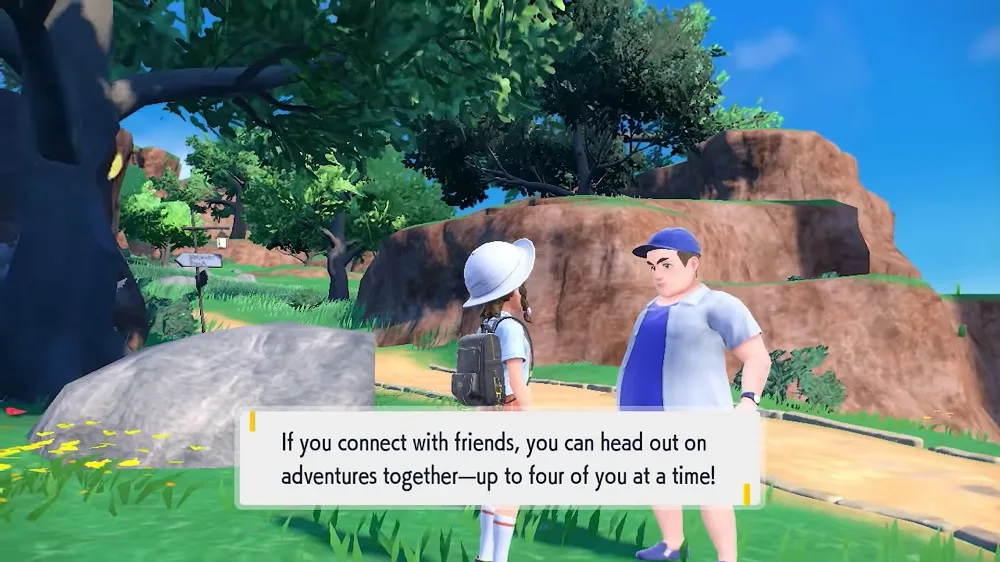 Pokemon Scarlet Violet four player co-op