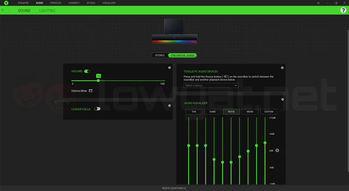 Razer Leviathan V2 lightning review