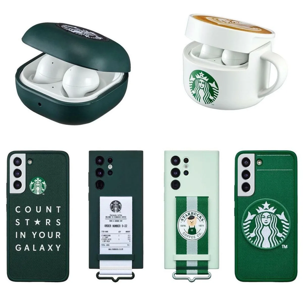 Samsung Galaxy x Starbucks limited edition accessories