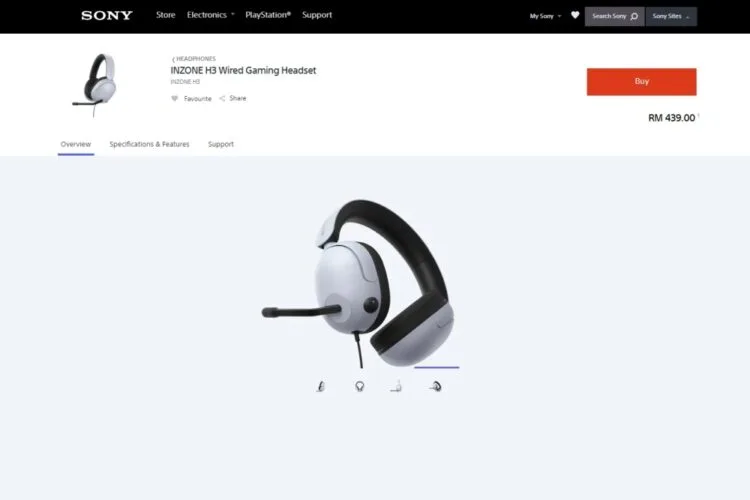 Sony Inzone H3 Malaysia
