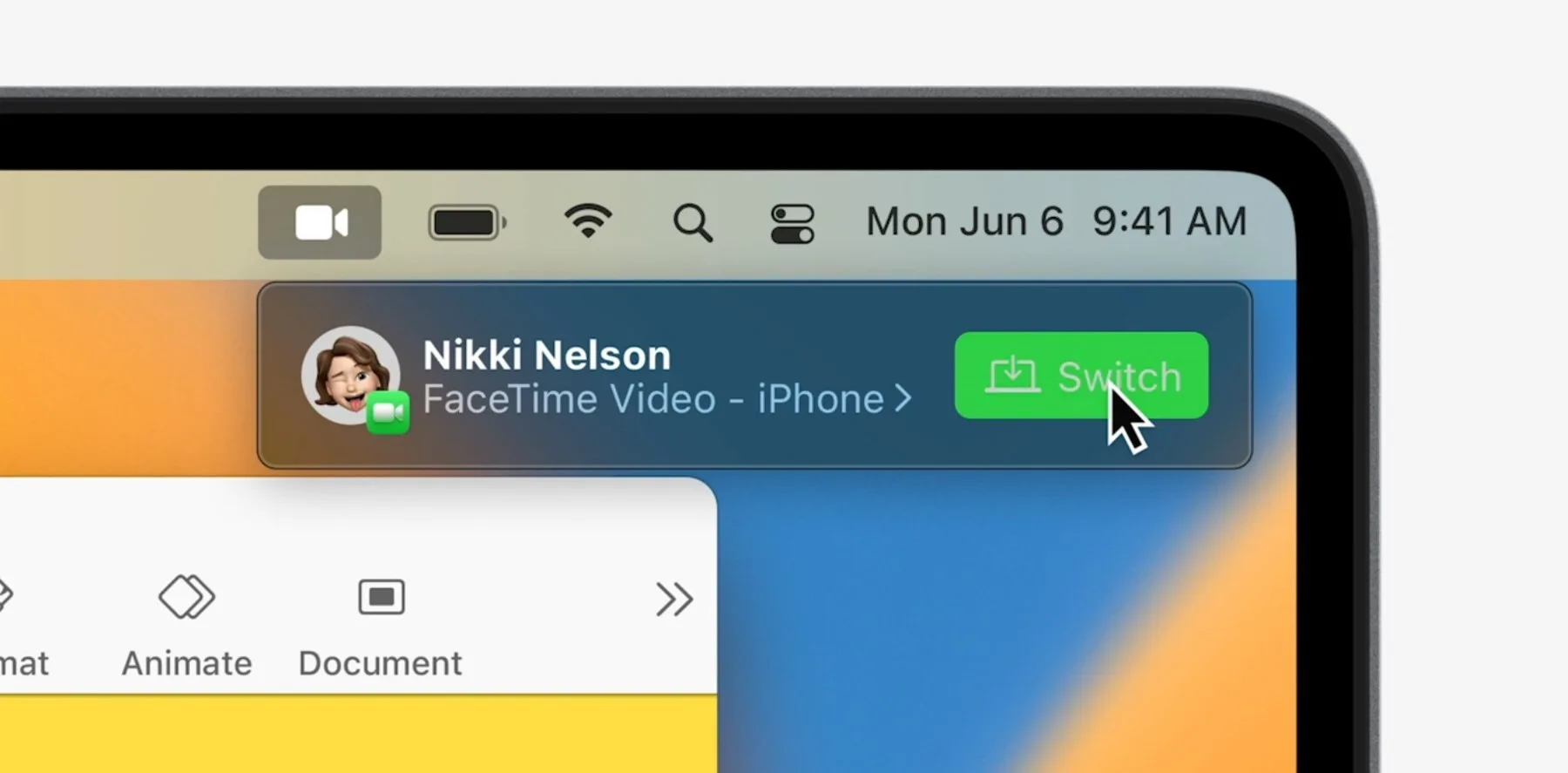 apple macos ventura handoff facetime