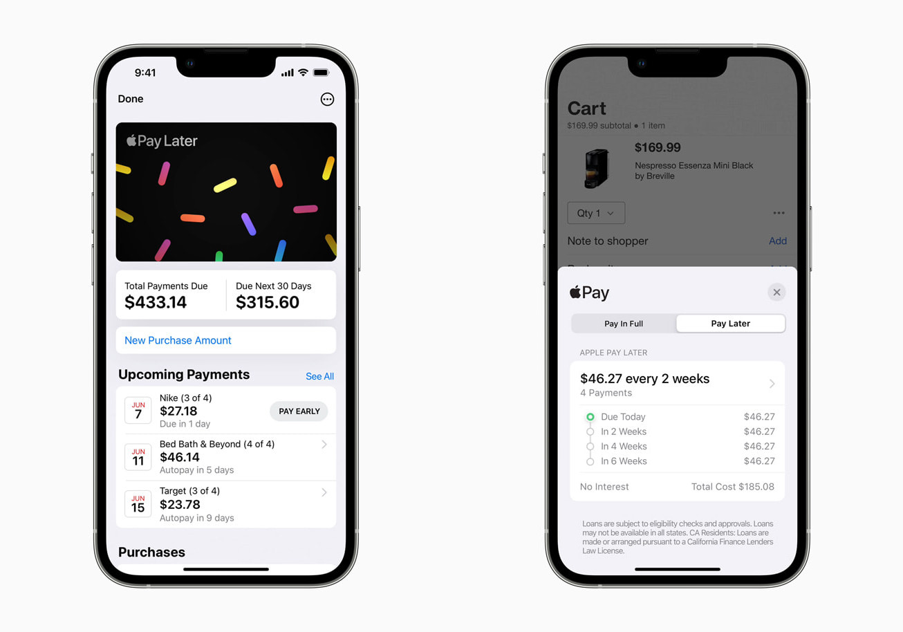 Apple annonce Pay Later, son propre service Buy Now Pay Later