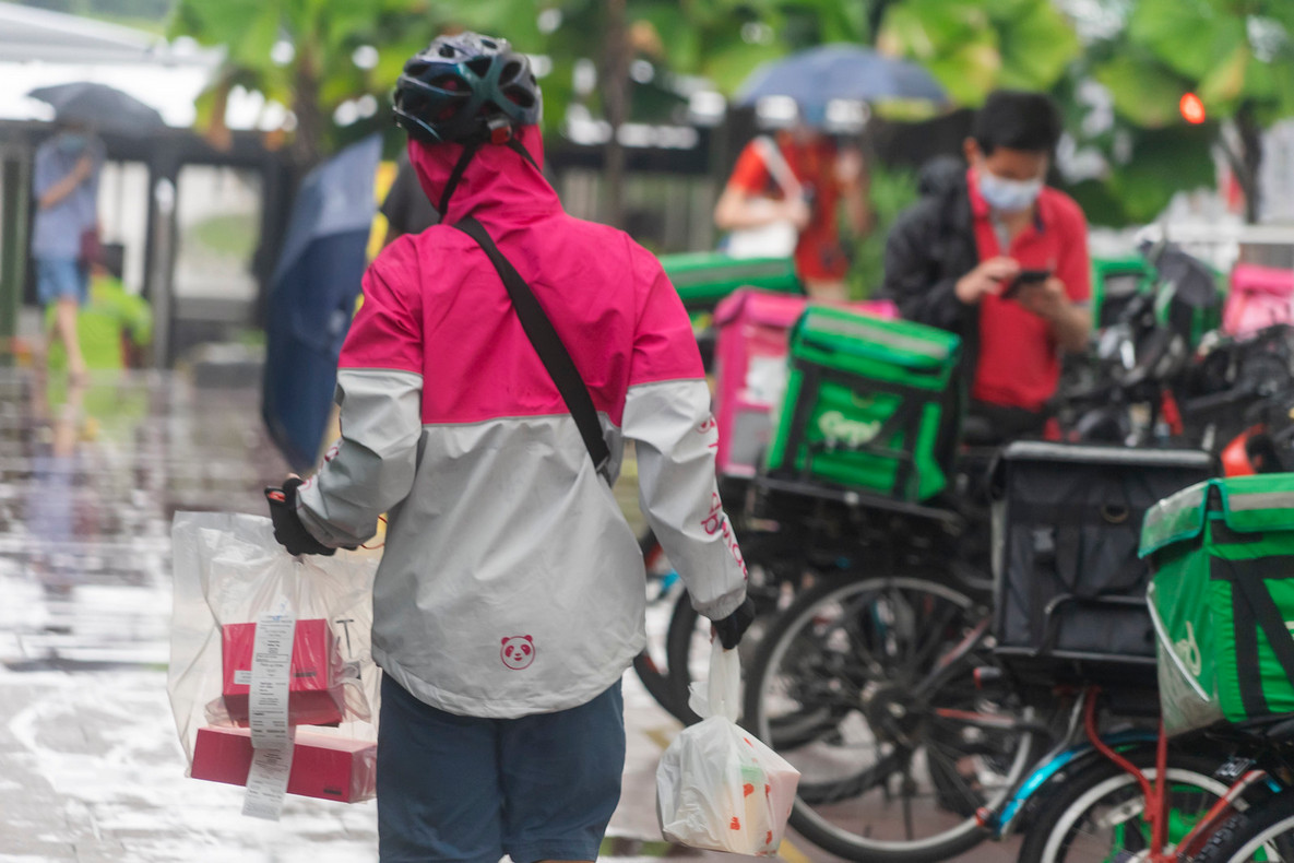foodpanda grab food delivery riders p-hailing Goods Driving Licence