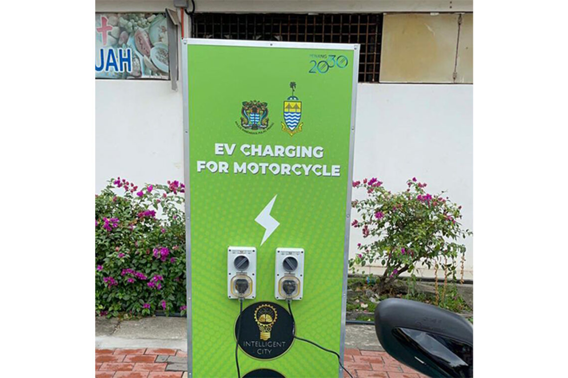 Penang Rolls Out Free Electric Motorcycle Chargers