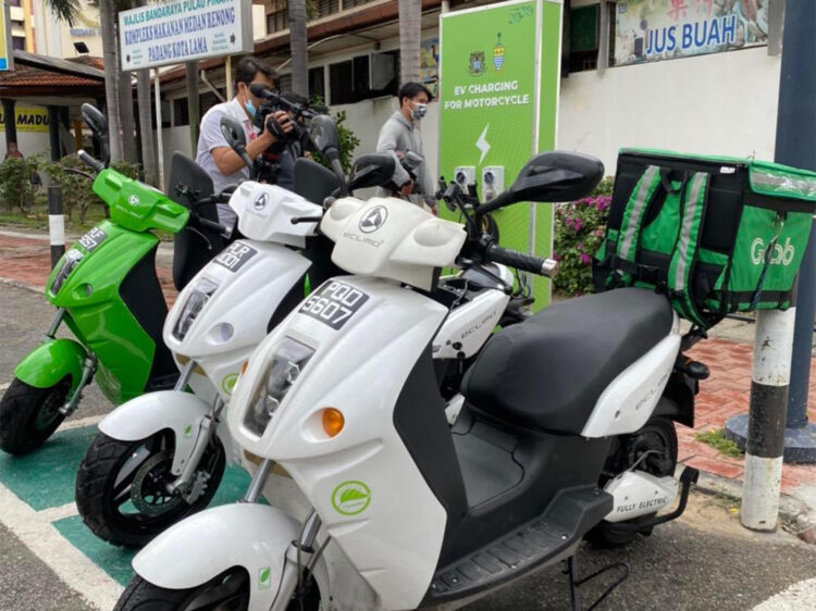 penang e-motorcycle ev charging