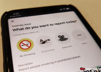 repotlah smoking cigarette report snitch