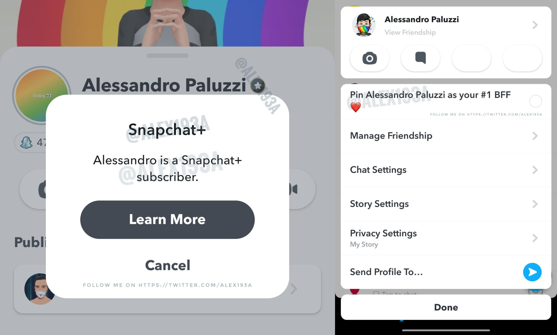 Snapchat Plus est un plan d’abonnement qui offre des fonctionnalités expérimentales exclusives