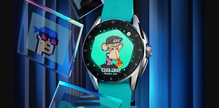 tag heuer connected calibre e4 smartwatch nft support