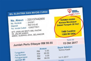 tnb eletricity bill