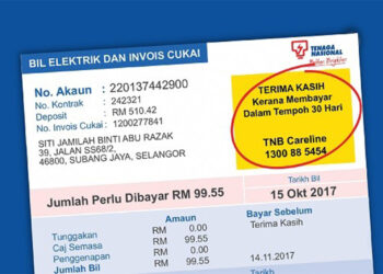 tnb eletricity bill