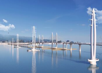 tnb penang overhead line transmission monopole towers