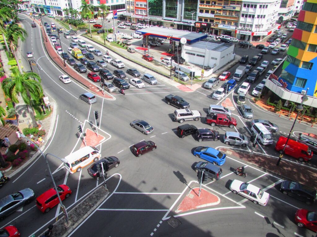 traffic jam congestion vehicles