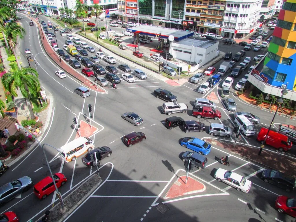 traffic jam congestion vehicles