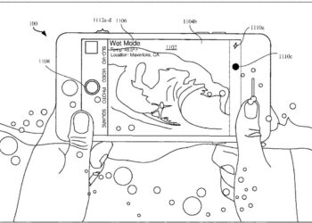 Apple patent wet screen mode
