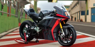 Ducati MotoE V21L Prototype Electric Motorcycle