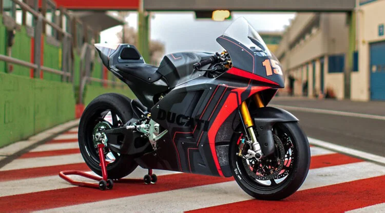 Ducati MotoE V21L Prototype Electric Motorcycle
