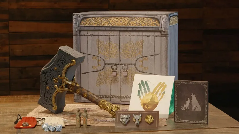 God of War Ragnarok Jotnar Edition unboxing