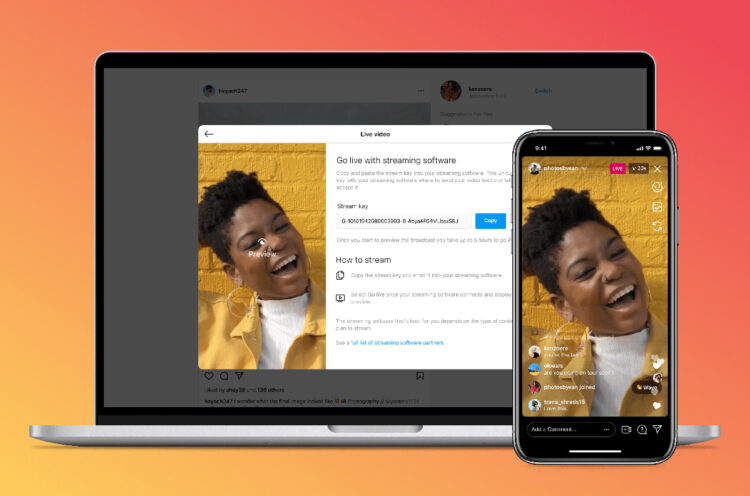 Instagram Live Producer streaming tool