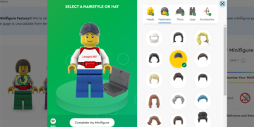LEGO Custom Minifigure Factory Online Tool