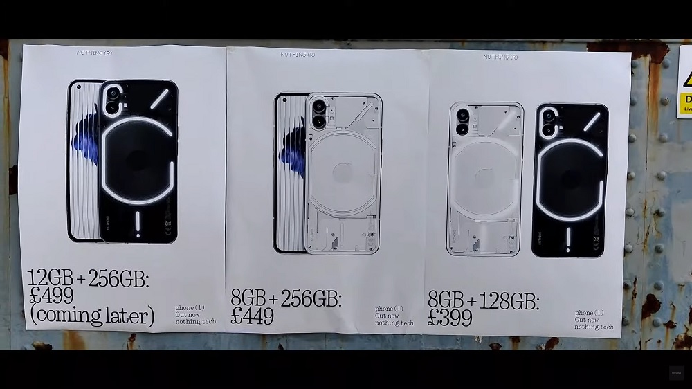 Nothing phone (1) prices