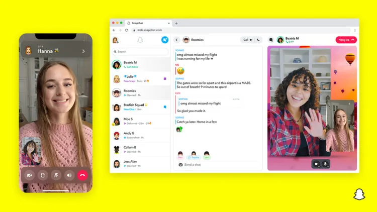 Snapchat Web launches