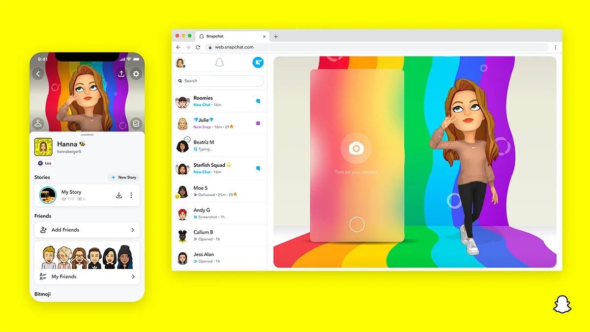Snapchat Web launches