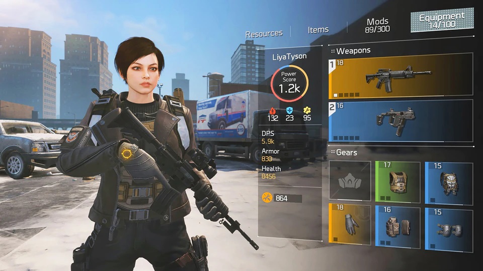 The Division Resurgence gear