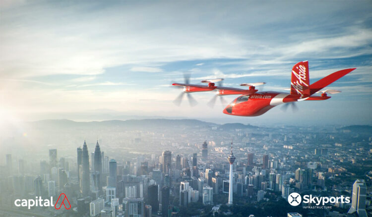airasia skyports partnership air taxi infrastructure development malaysia